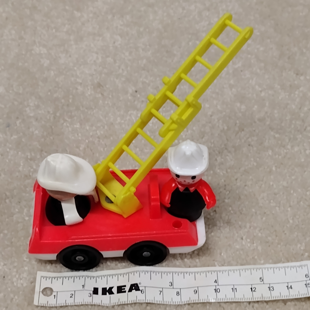 Fisher-Price Red and Yellow Ladder Truck